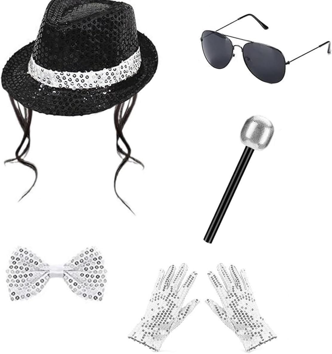 Men'S Accessories In The 90S - Erkek Dans Yıldızı Kostümü Cadılar Bayramı