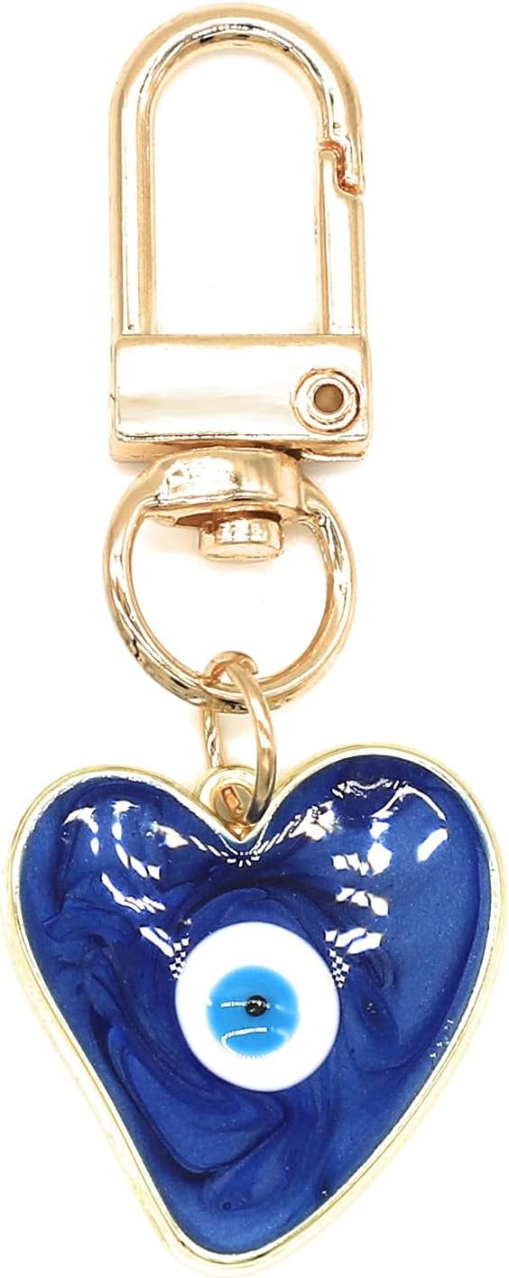 Men Accessories Evil Eye - Nazar Anahtarlıkları Kalp Şeklinde Anahtarlıklar Kadınlar