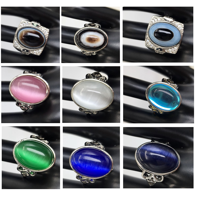 Men Accessories Evil Eye - Moda yaratıcı nazar kediler göz yüzük