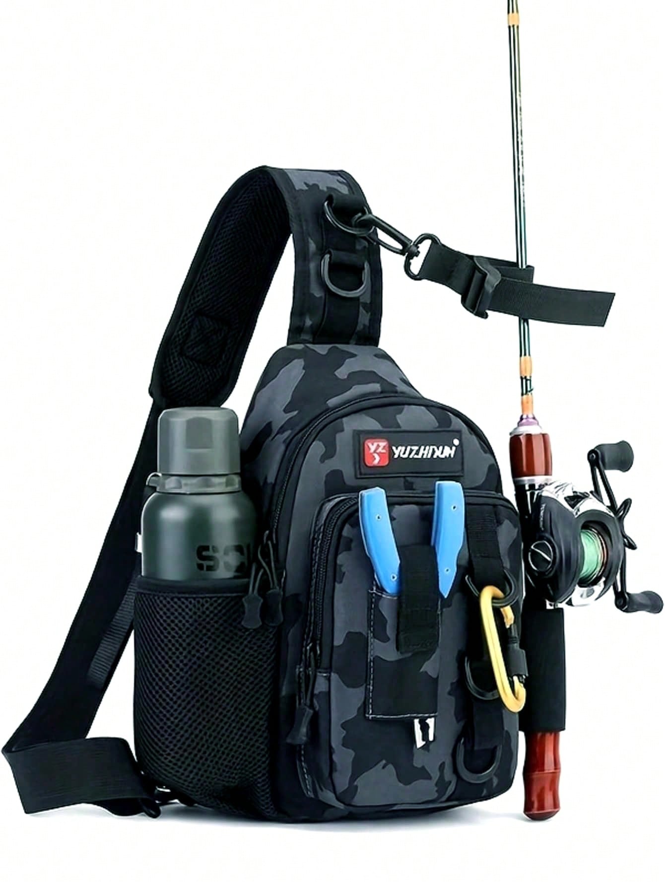 Men Accessories Store - Yüksek Kaliteli Dayanıklı Olta Çantası, Çubuk