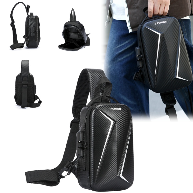 Men Accessories Box - Erkekler için askılı çanta, güvenlik kilidi,
