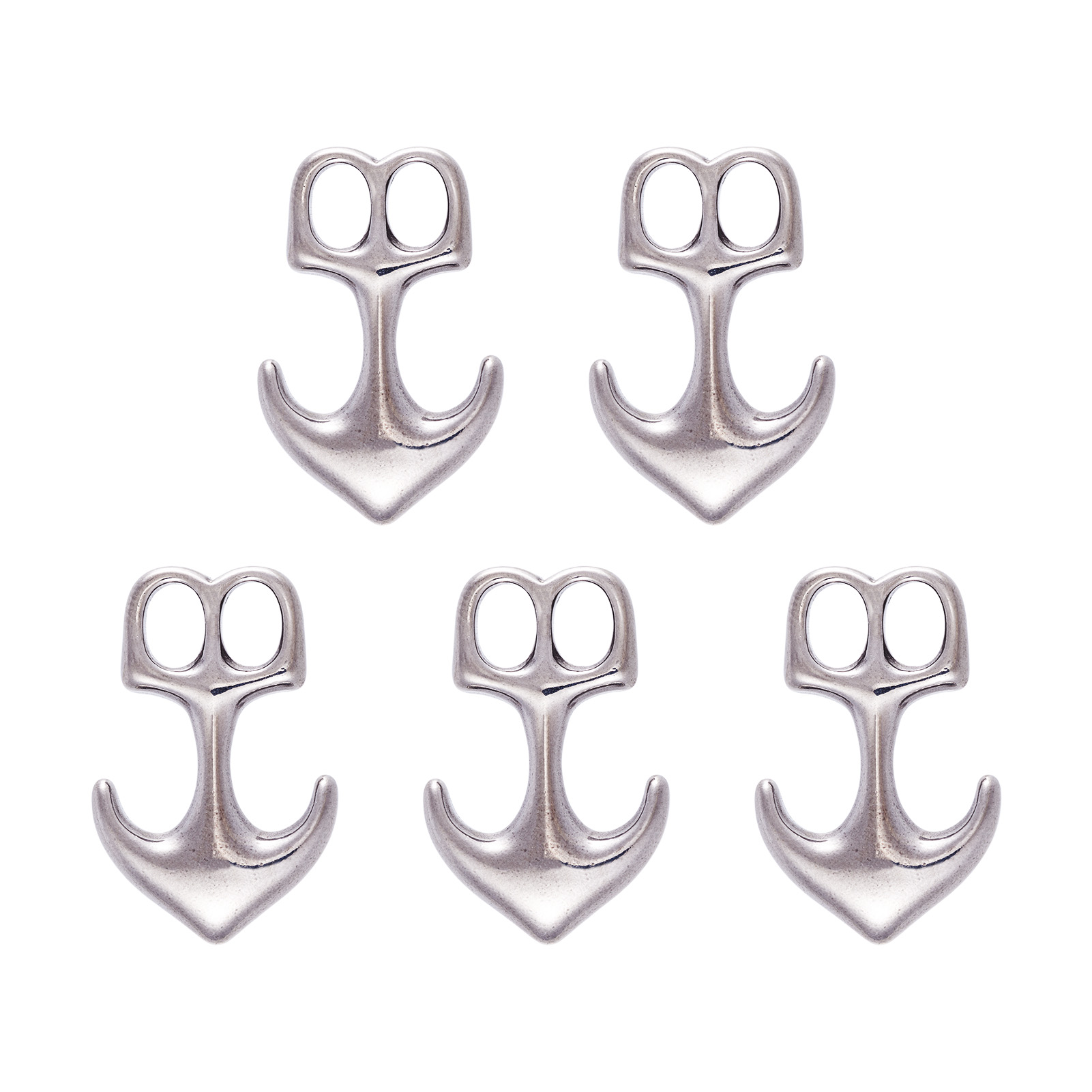 Men Accessories Wrist - 5 adet çapa kanca tokaları 304