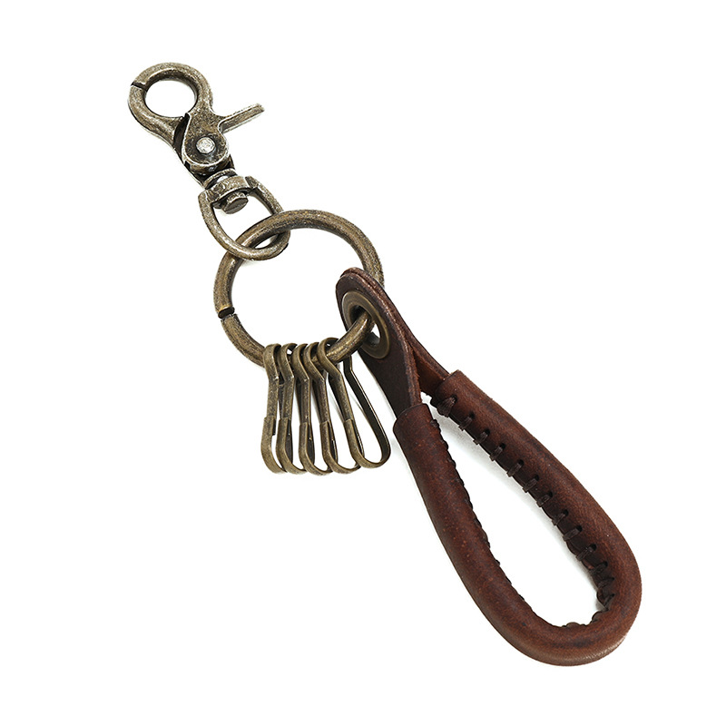 Men Accessories Pk - Araba anahtarları için hakiki deri cep