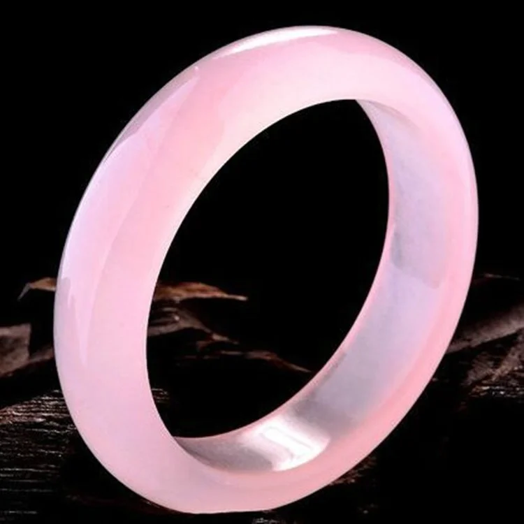 Men Accessories Wrist - Hakiki doğal pembe yeşim bileklik bilezik