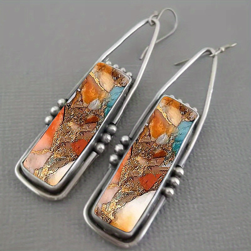 Men Accessories Ethnic - 2 adet Retro Bohemian küpe İmitasyon