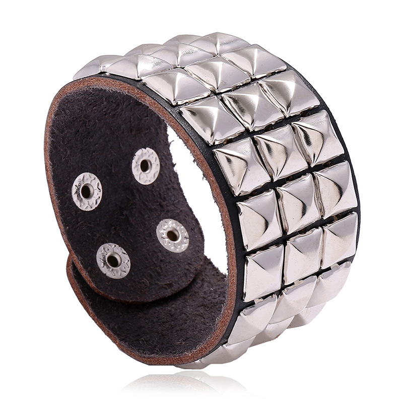 Men Accessories Pk - Erkek Hip Hop Punk Üç Sıralı