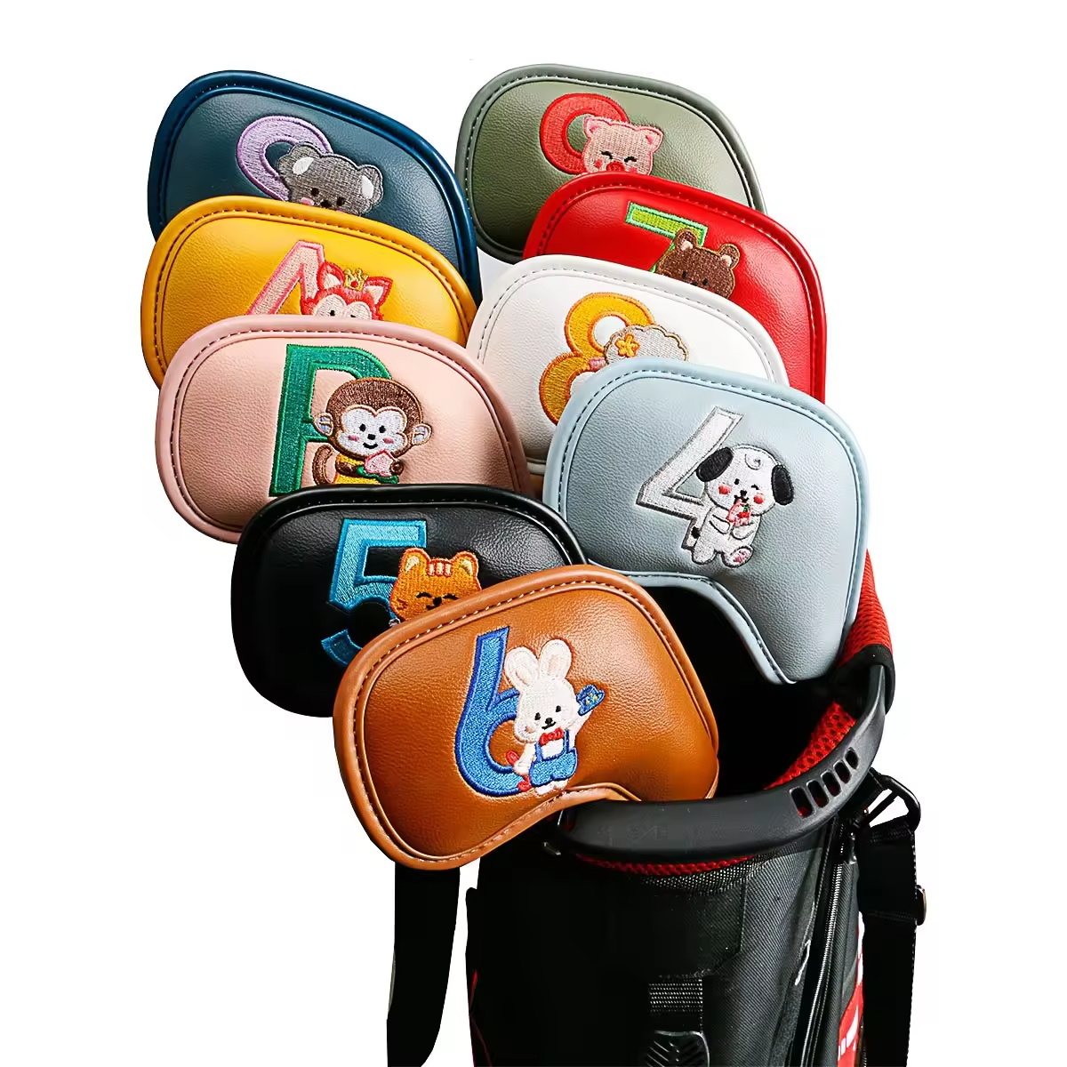 Men Accessories Usa - 9 adet sevimli karikatür hayvan Golf
