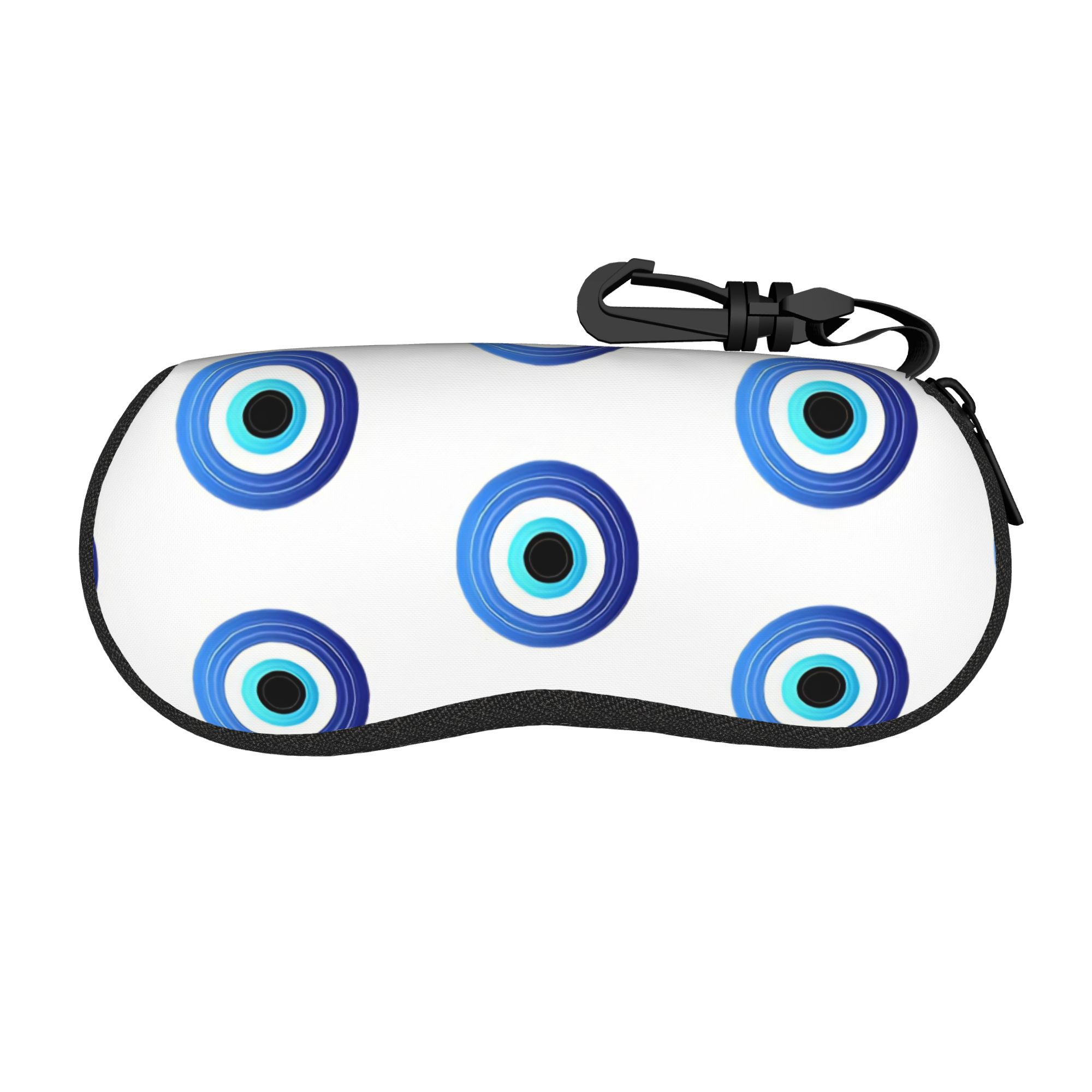 Men Accessories Evil Eye - Türk Nazar Gözlük Kılıfı Kapak Zip