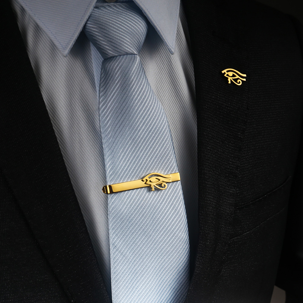 Men'S Accessories Best - Tangula Paslanmaz Çelik Horus'un Gözü Broş