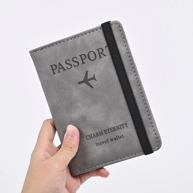Men Accessories Wrist - Erkekler PU deri cüzdan seyahat pasaport