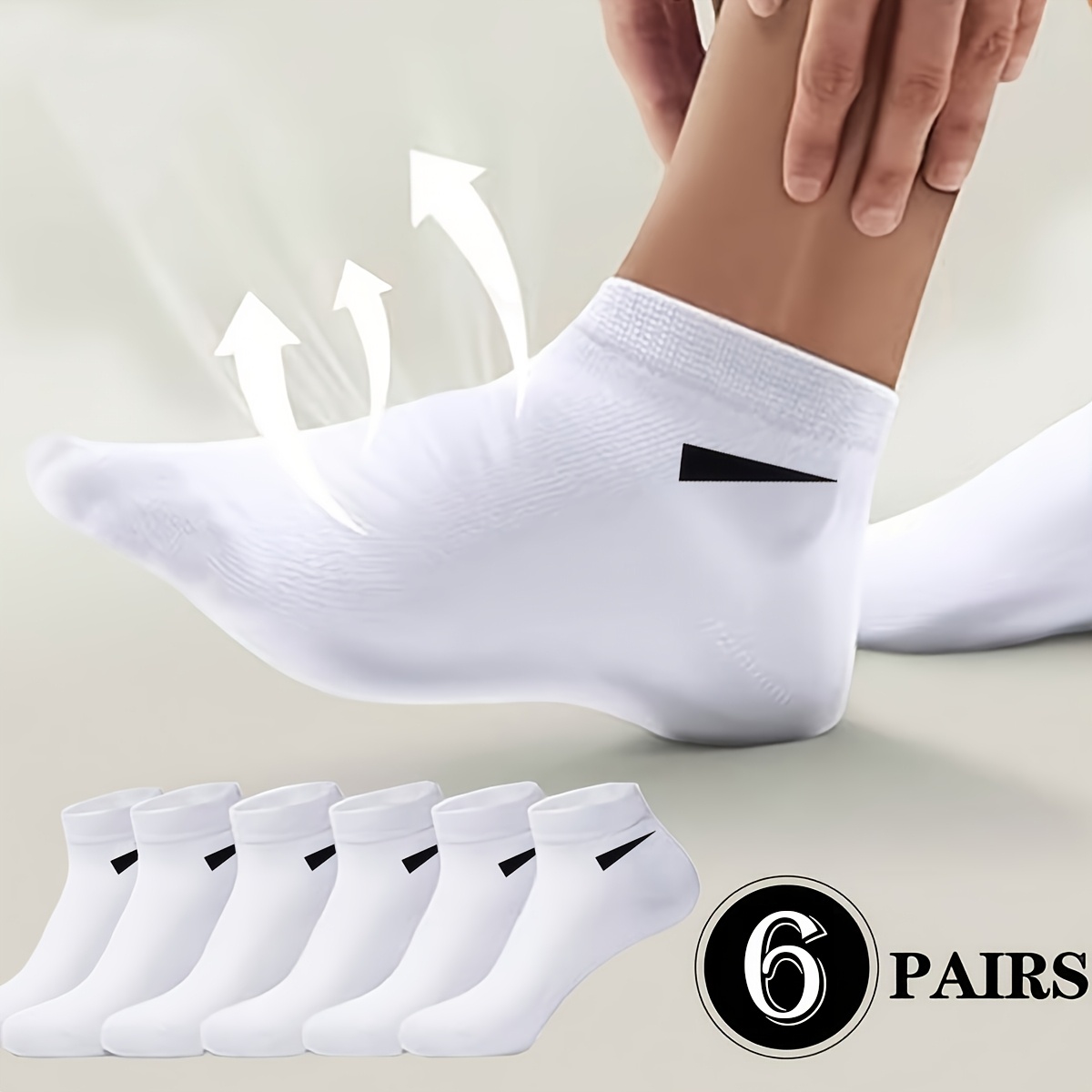 Men Accessories All - 6/12 unisex, düşük kesimli görünmez çoraplar,