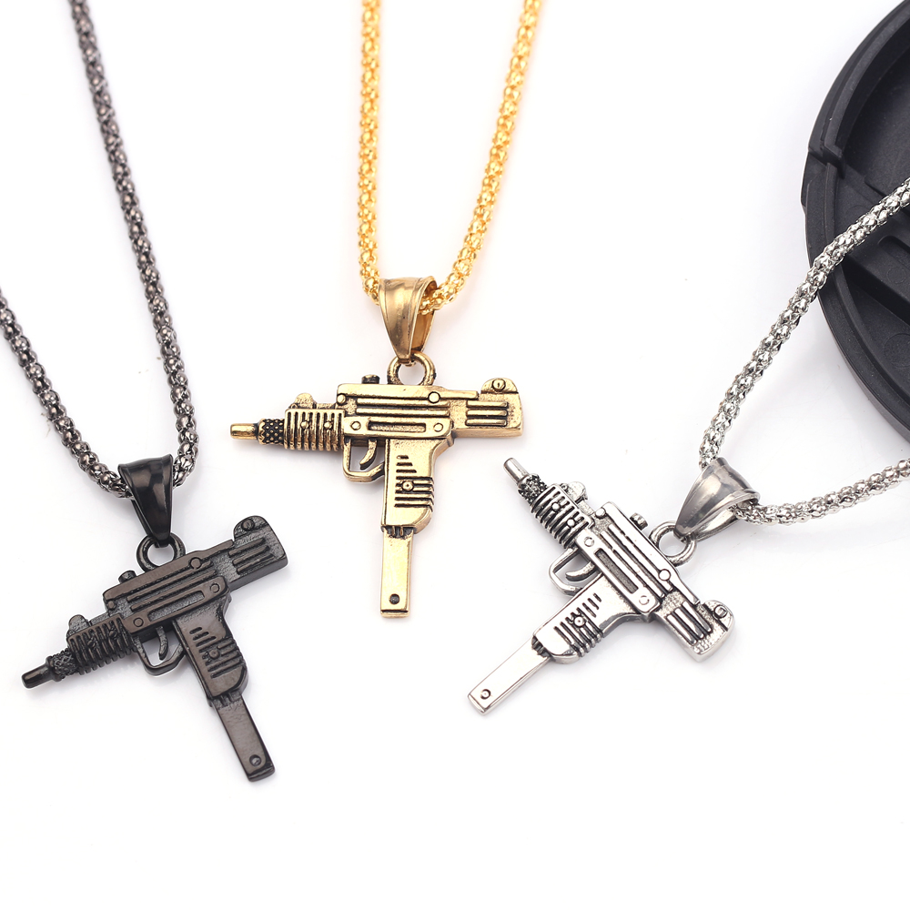 Punk Uzi Tabanca Makineli Tüfe - Men Accessories Fashion incelemesi ve fiyatı
