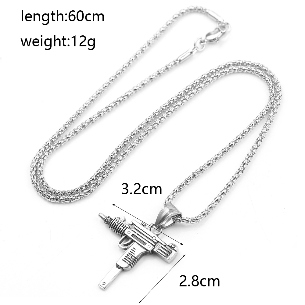 Punk Uzi Tabanca Makineli Tüfe - Men Accessories Fashion incelemesi ve fiyatı