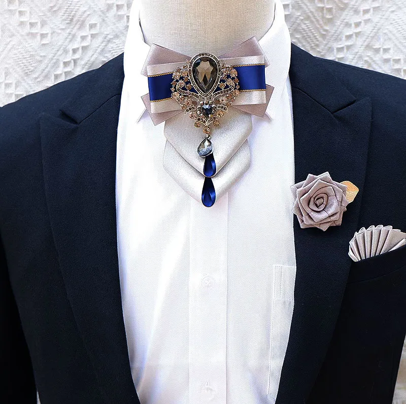 Lüks elmas taklidi papyon broş - Men'S Accessories High End incelemesi ve fiyatı