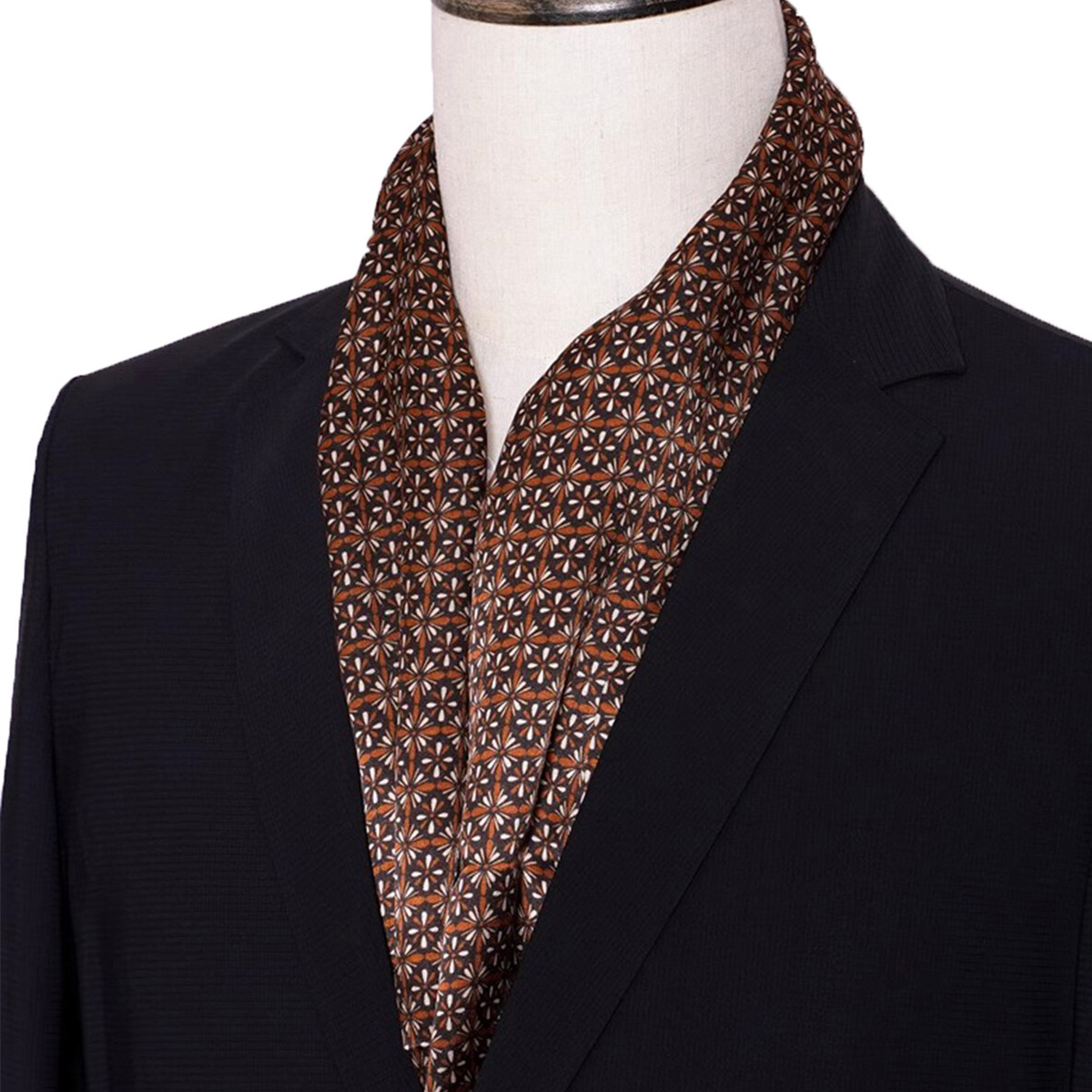 Yeni Erkek Şeritli İpek Eşarp  - Men Accessories For Travel incelemesi ve fiyatı