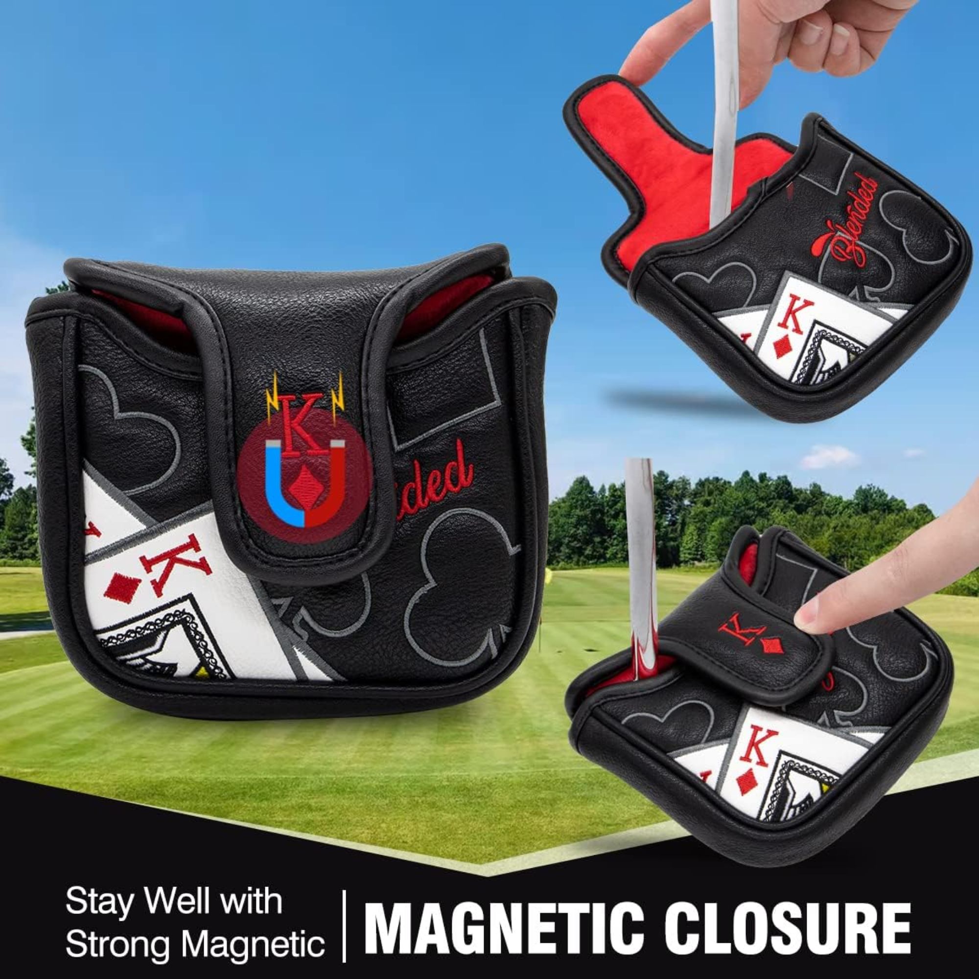 King Of Hearts İşlemeli Tokmak - Men Accessories Usa incelemesi ve fiyatı