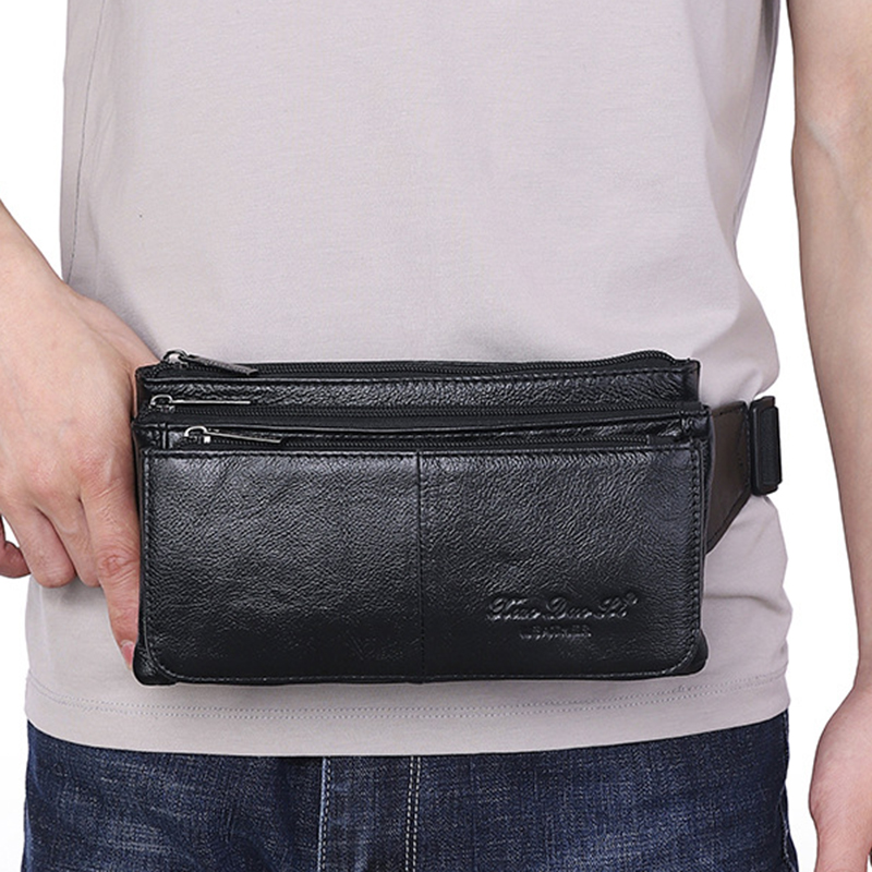 Erkek Bel Çantası, Hakiki Deri - Men Accessories For Travel incelemesi ve fiyatı