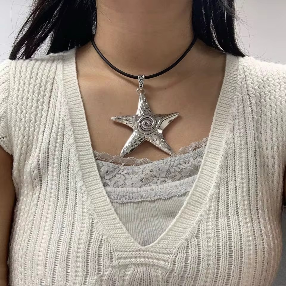 Punk Büyük Metal Denizyıldızı  - Men'S Accessories In The 90S incelemesi ve fiyatı
