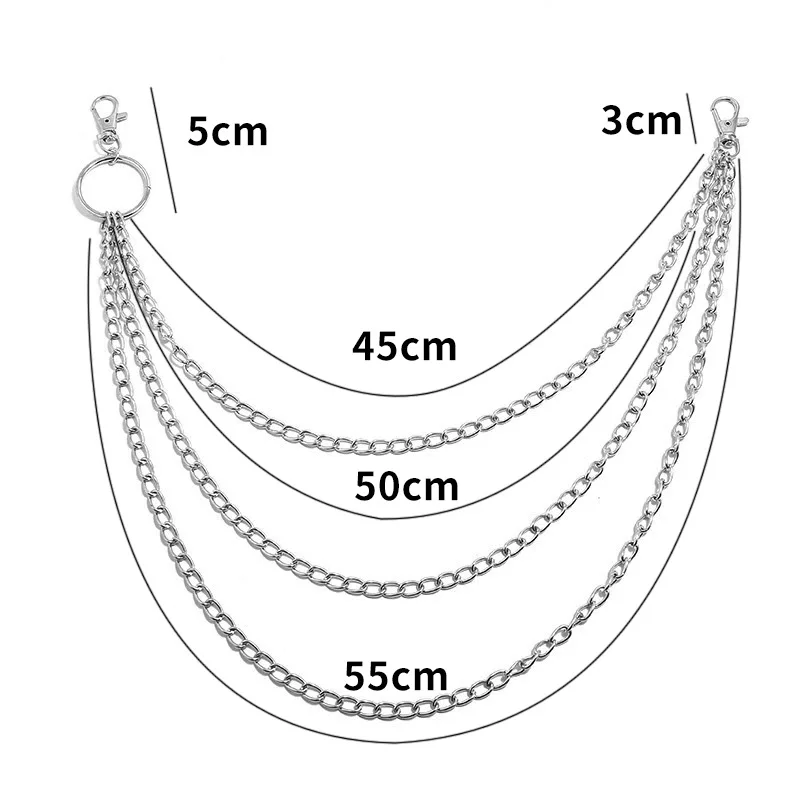 Katmanlı Metal Kemer Zinciri P - Men Accessories Fashion incelemesi ve fiyatı