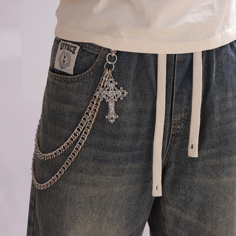 Moda Punk Metal Pantolon Zinci - Men Accessories All incelemesi ve fiyatı