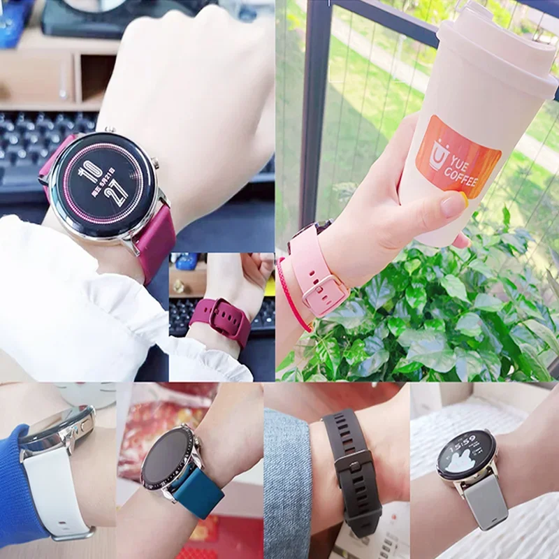 Amazfit GTS için silikon bant/ - Men'S Accessories New Balance incelemesi ve fiyatı