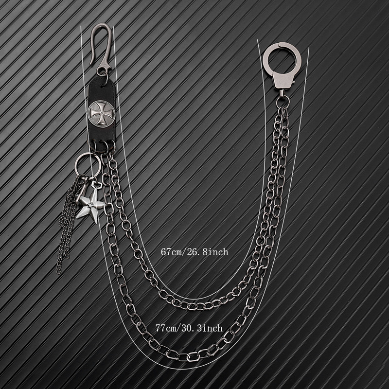 Punk Street inek derisi anahta - Men Accessories Pk incelemesi ve fiyatı